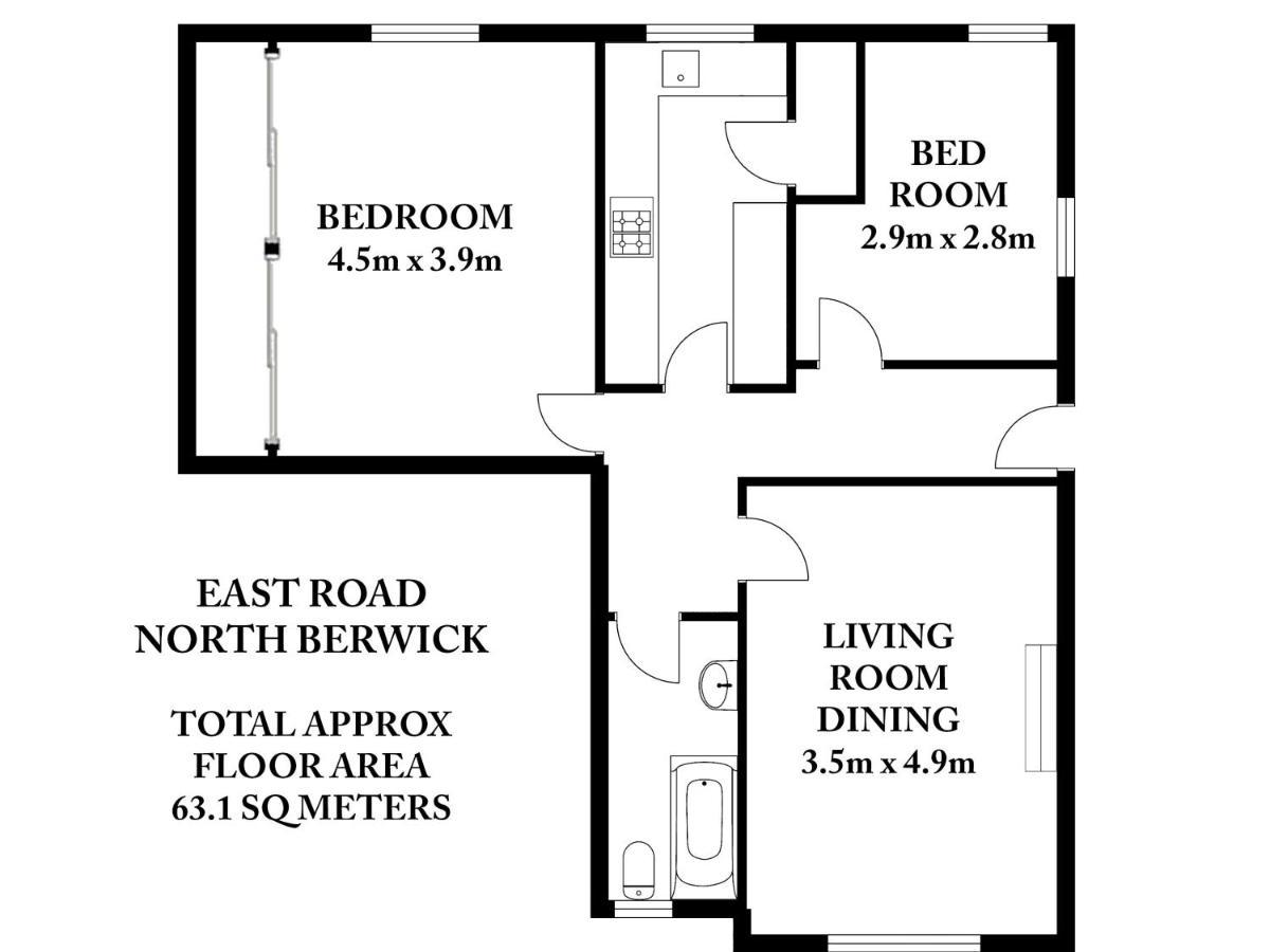 East Road Apartment North Berwick Buitenkant foto